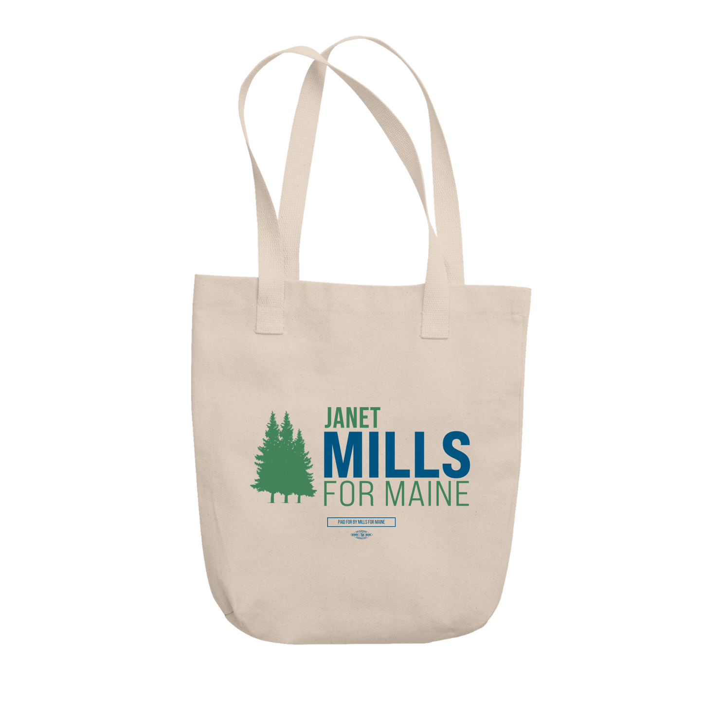 Janet Mills Logo Tote