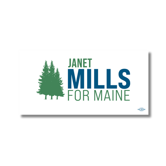 Janet Mills Logo Bumper Sticker