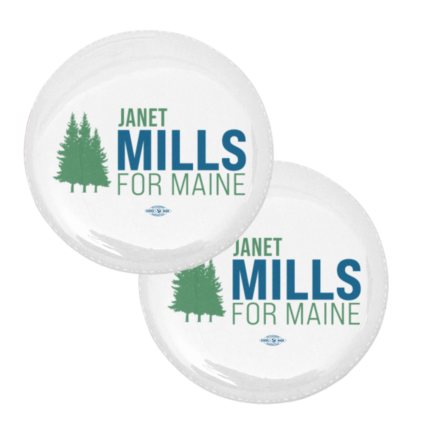 Janet Mills Logo Button 2-Pack