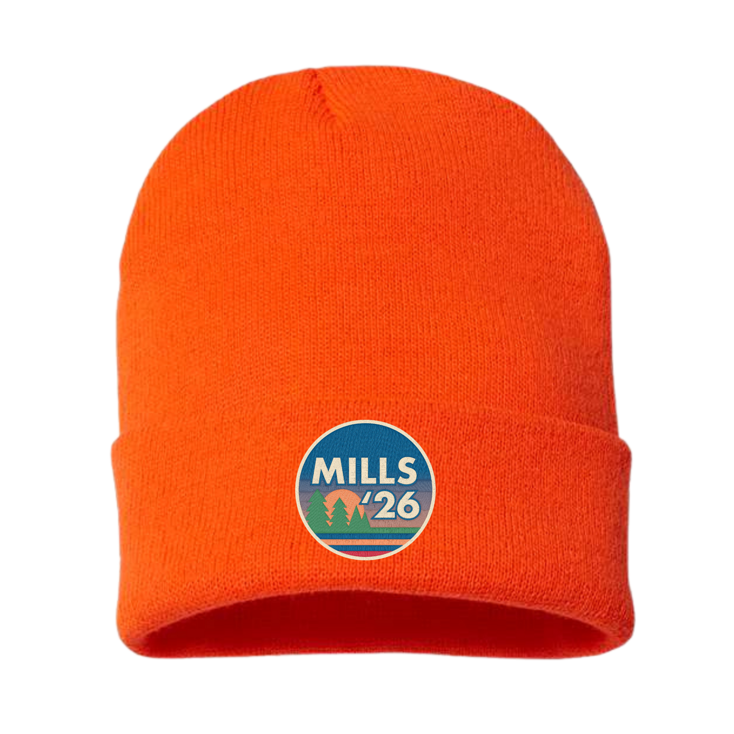 Mills '26 Beanie + Patch