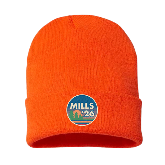 Mills '26 Beanie + Patch